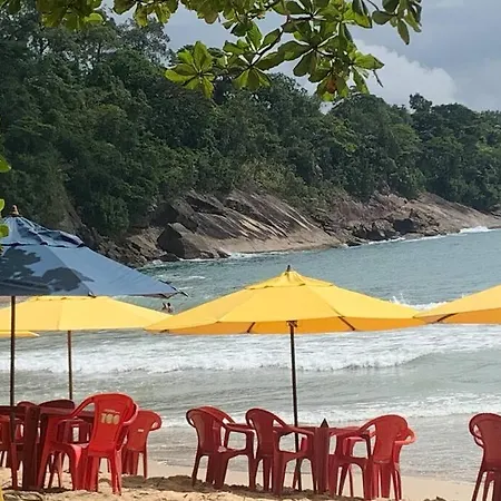 Apto Mobiliado Completo A 4 Min Da Praia Do Sape! Ubatuba Exterior photo