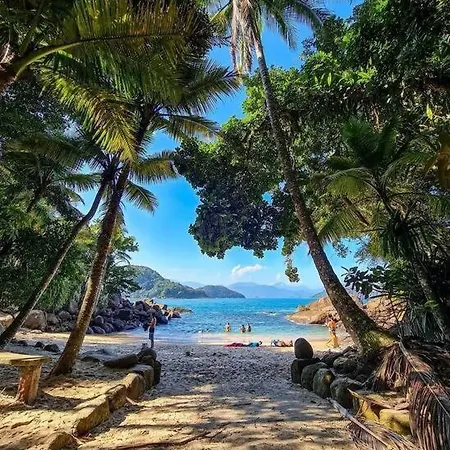 Apto Mobiliado Completo A 4 Min Da Praia Do Sape! Ubatuba Exterior photo